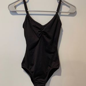 Black spaghetti strap leotard Adult Small